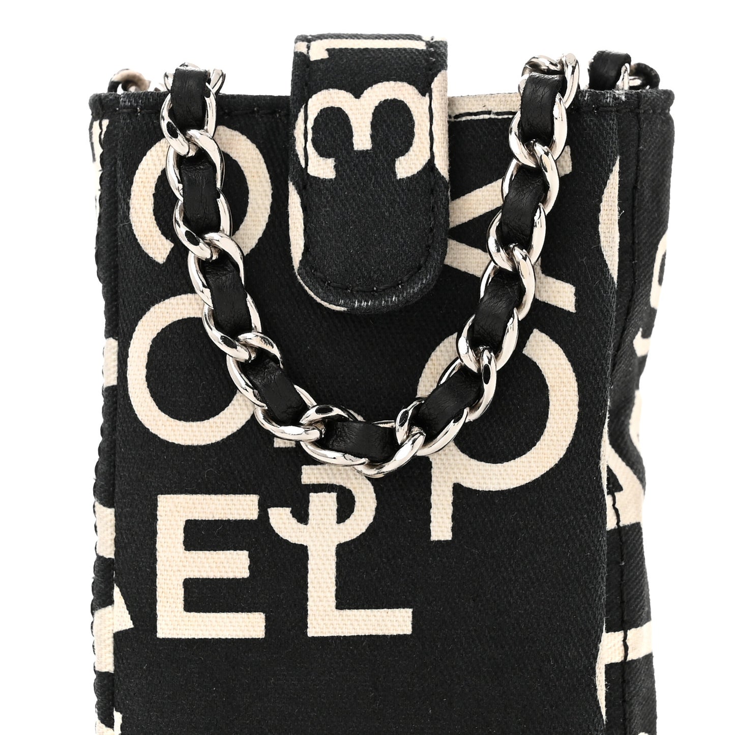 Canvas 31 Rue Cambon Phone Holder Black