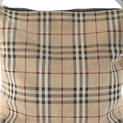 Burberry Suede Check Hobo 8 of 17