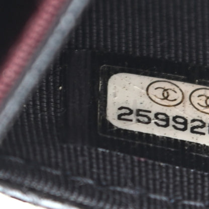 Chanel Caviar Quilted Flap Card Holder Black 7 of 8