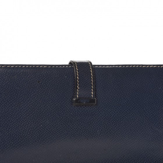Epsom Bearn Gusset Wallet Bleu Saphir