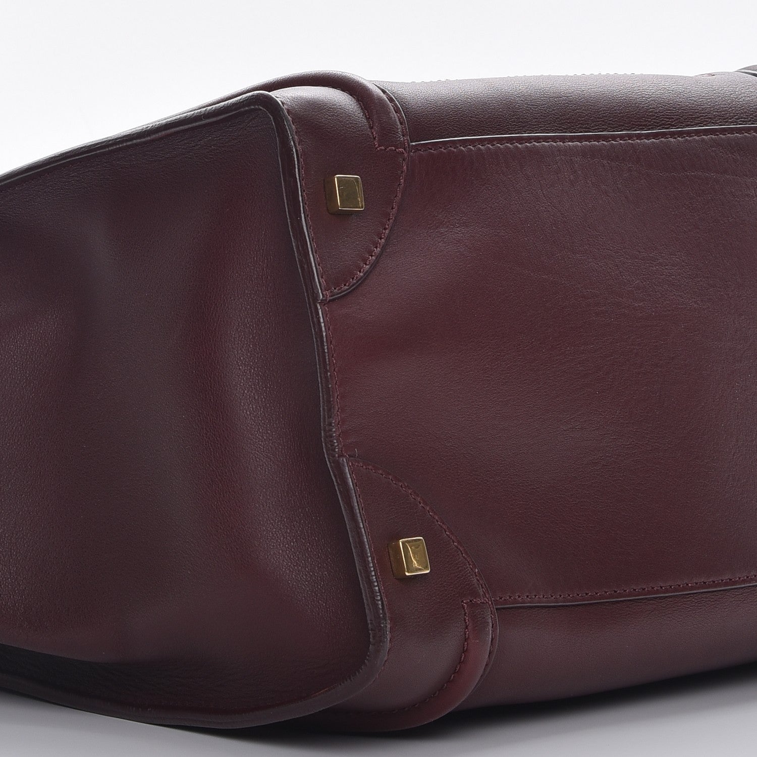 Celine Smooth Calfskin Mini Luggage Burgundy 5 of 12