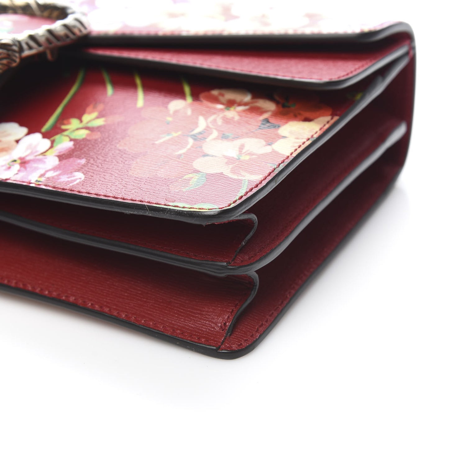 Calfskin Blooms Print Small Dionysus Shoulder Bag Romantic Cherry Multicolor