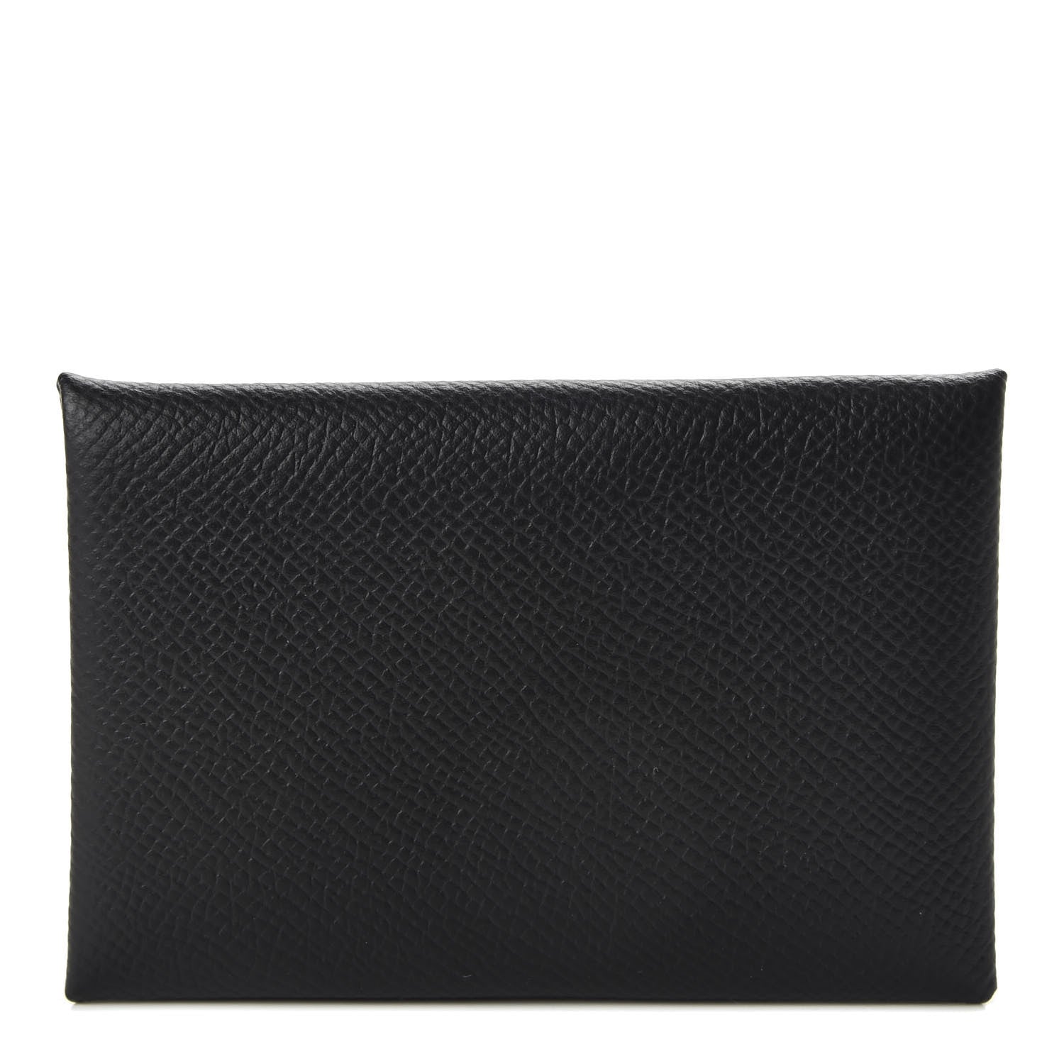 Hermes Epsom Calvi Card Case Black 1 of 7