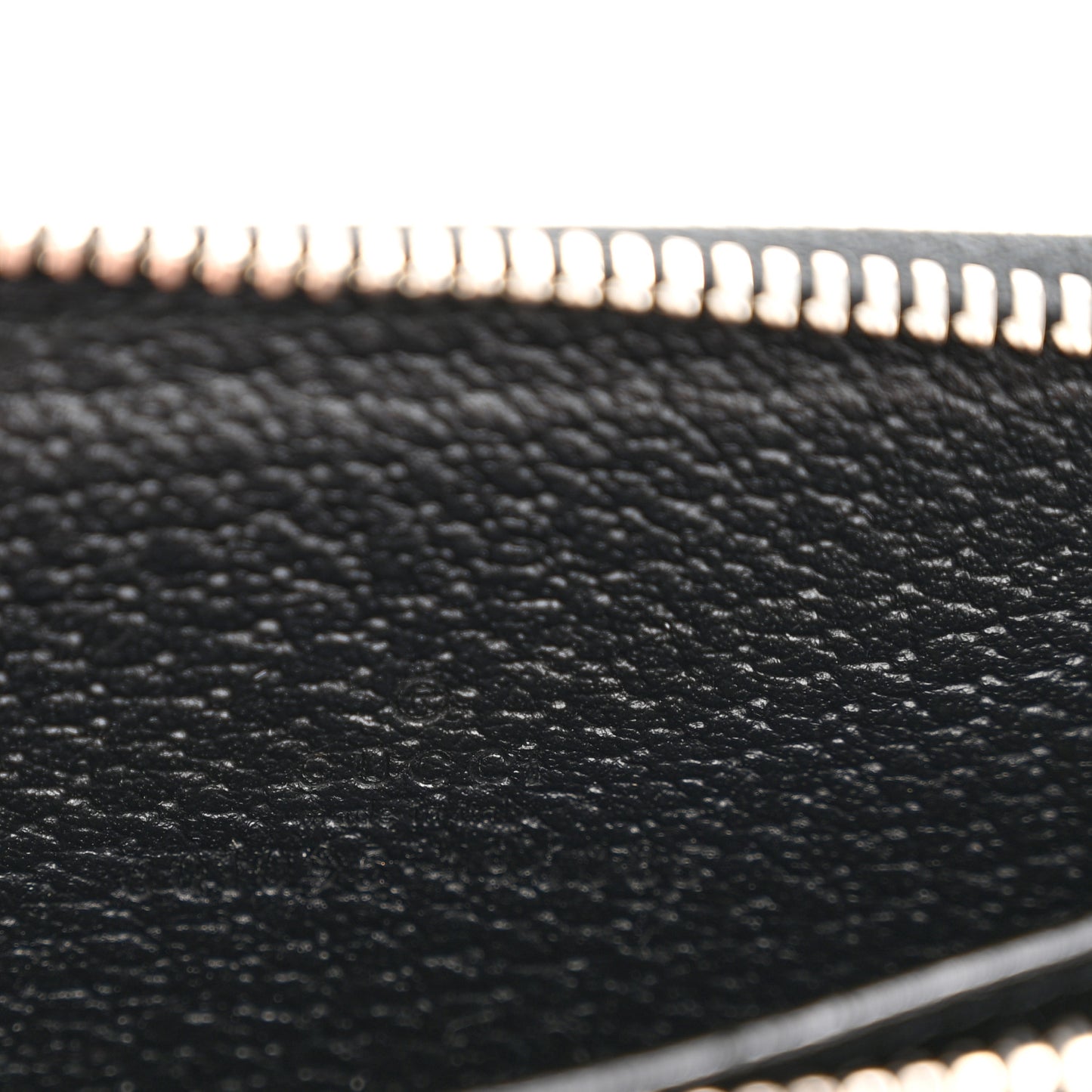 GG Supreme Monogram Psychedelic Zip Around Card Case Wallet Black