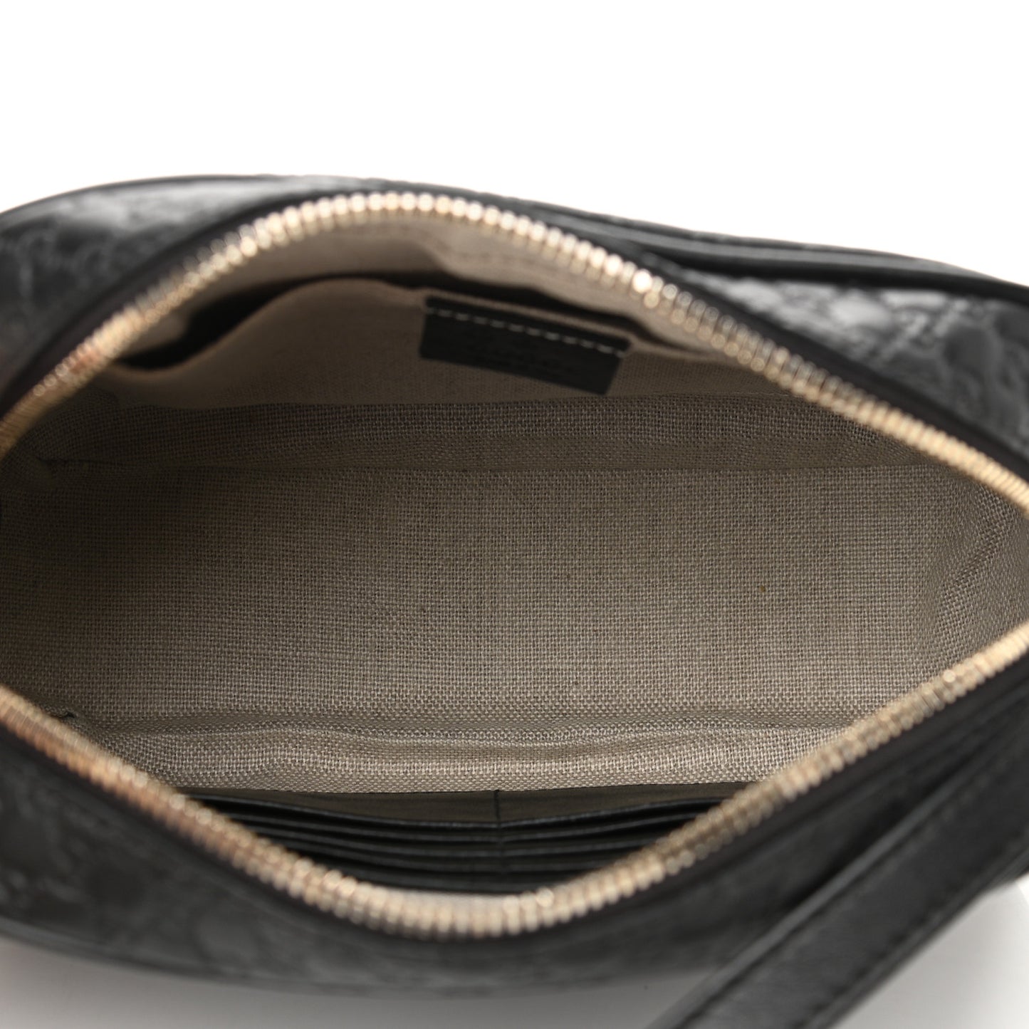 Microguccissima Mini Bree Messenger Bag Black