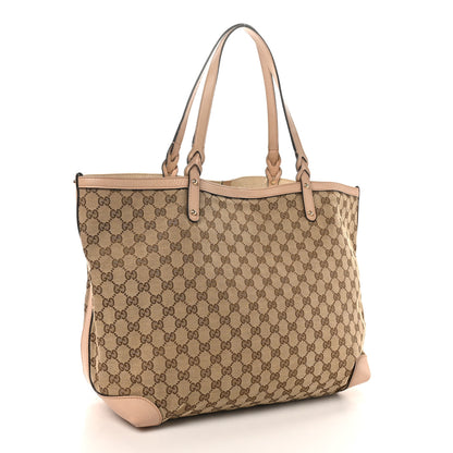 Gucci Monogram Large Craft Tote Beige 4 of 11