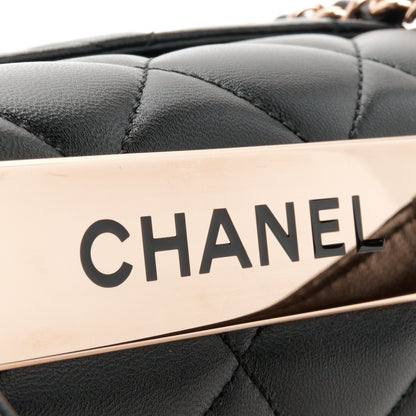 Chanel Lambskin Quilted Small Trendy CC Dual Handle Flap Bag Black 9 of 14