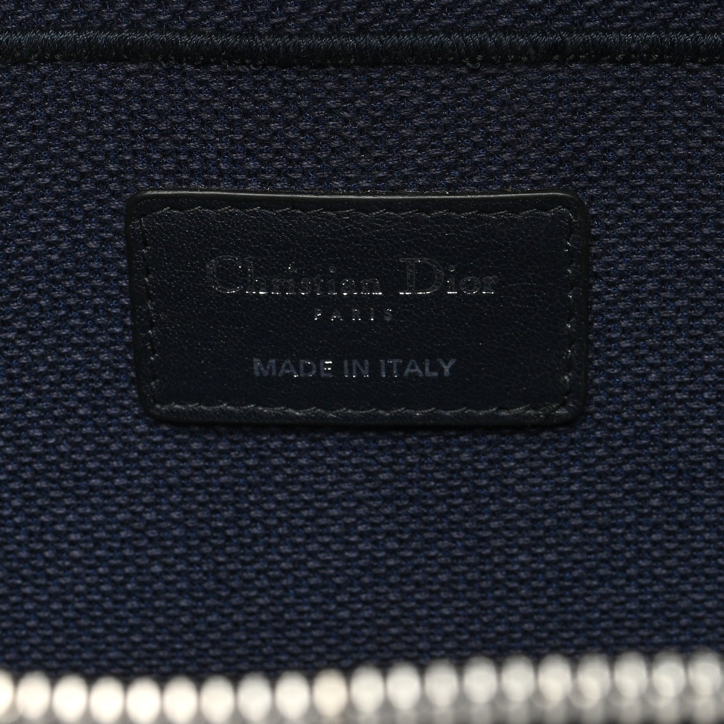 Oblique Diortravel Vanity Case Blue