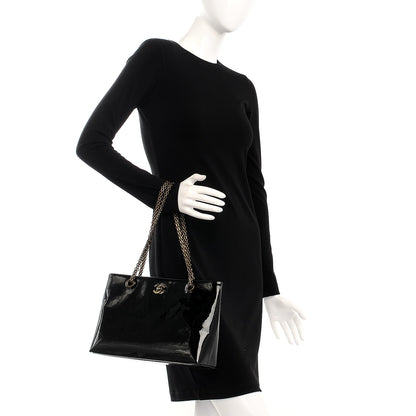 Chanel Patent Mademoiselle Tote Black 2 of 8