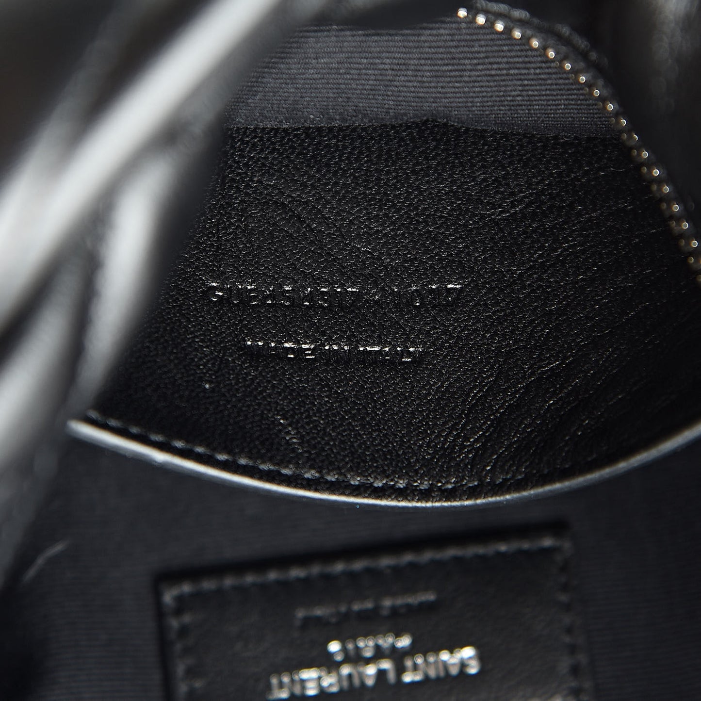 Calfskin Y Quilted Monogram Small Loulou Bowling Bag Black