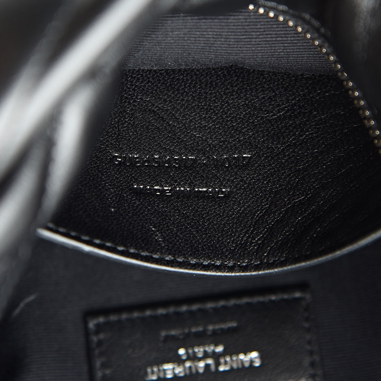 Saint Laurent Calfskin Y Quilted Monogram Small Loulou Bowling Bag Black 7 of 11