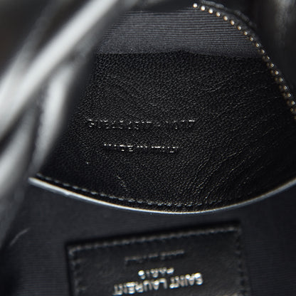 Saint Laurent Calfskin Y Quilted Monogram Small Loulou Bowling Bag Black 7 of 11