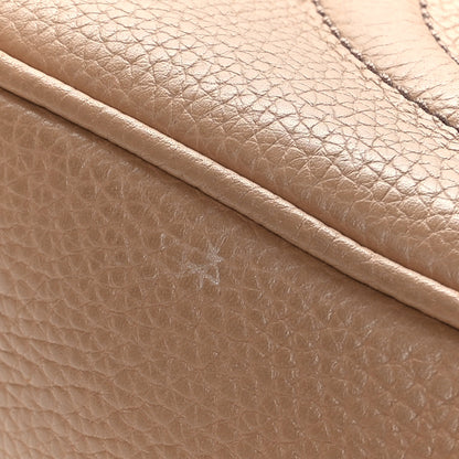Gucci Pebbled Calfskin Small Soho Disco Bag Camelia 11 of 12