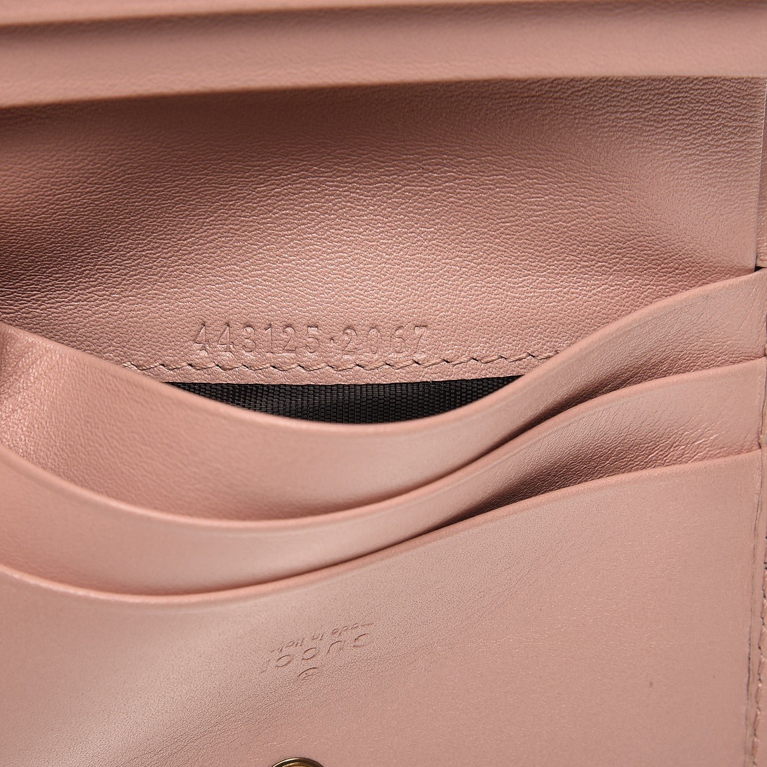 Gucci Calfskin Matelasse GG Marmont Card Case Perfect Pink 7 of 12