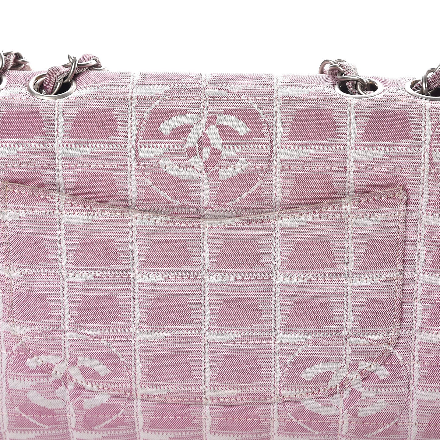 Nylon Medium Travel Flap Pink