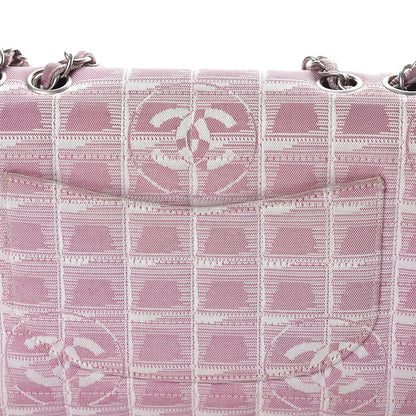 Chanel Nylon Medium Travel Flap Pink 15 of 17