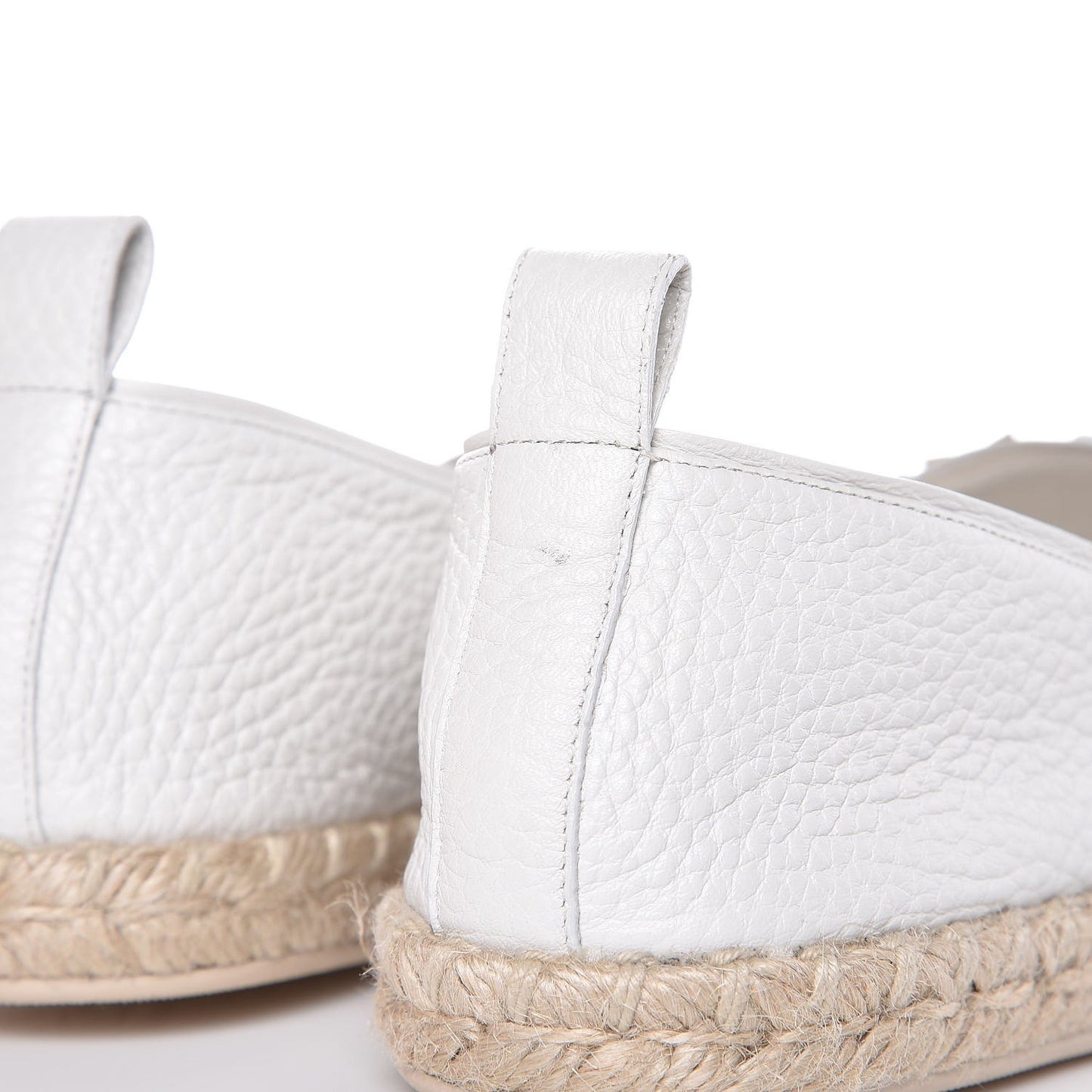 Calfskin Tropical Bloom Espadrille Flat 38 White