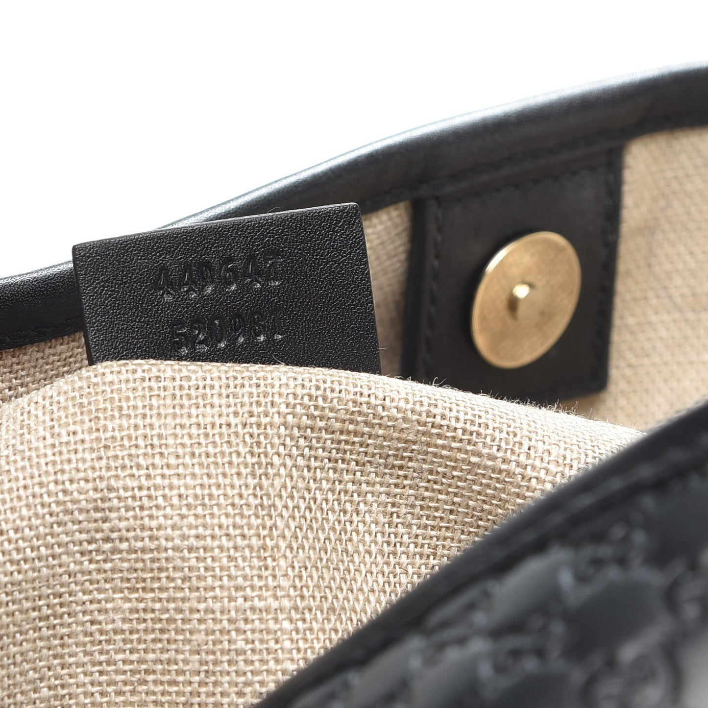 Microguccissima Medium Joy Tote Black