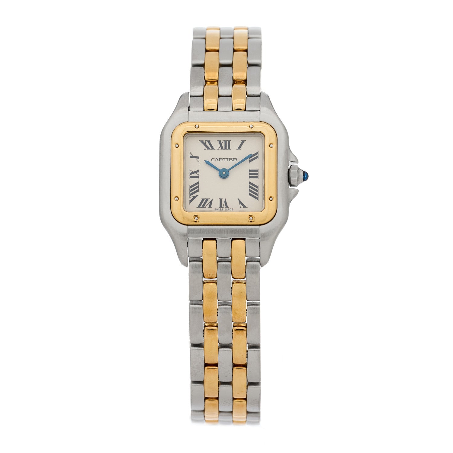 Cartier Stainless Steel 18K Yellow Gold 22mm Panthere Quartz Watch 1 of 4