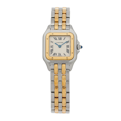 Cartier Stainless Steel 18K Yellow Gold 22mm Panthere Quartz Watch 1 of 4
