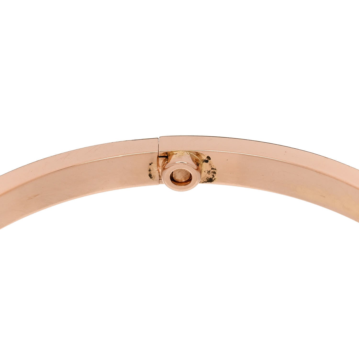 Cartier 18K Pink Gold Small LOVE Bracelet 17 7 of 8