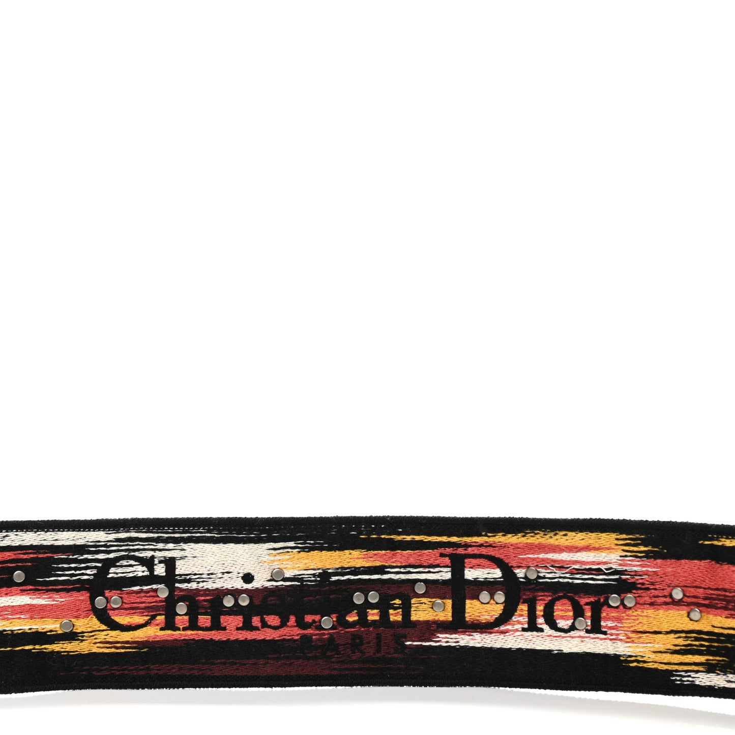 Lambskin Canvas Embroidered Floral Shoulder Strap Multicolor