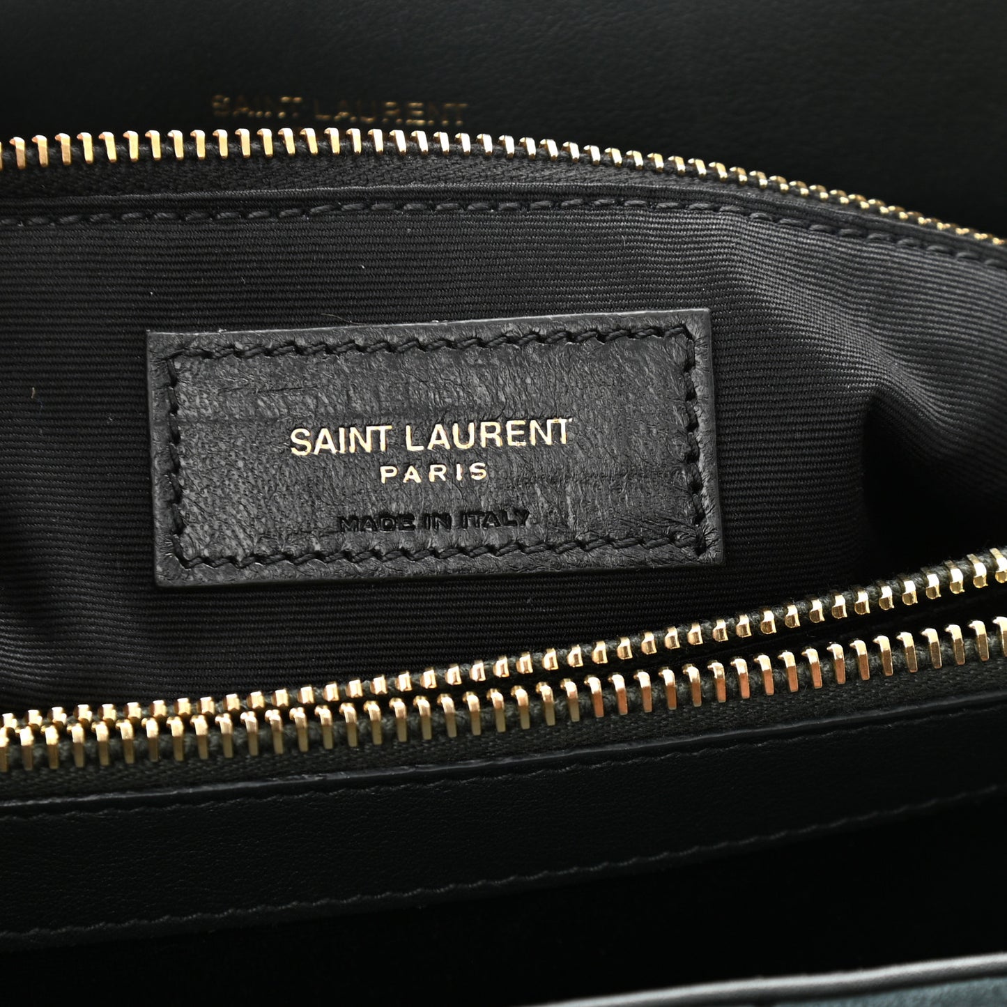 Suede Y Quilted Monogram Medium Loulou Chain Satchel Deep Green