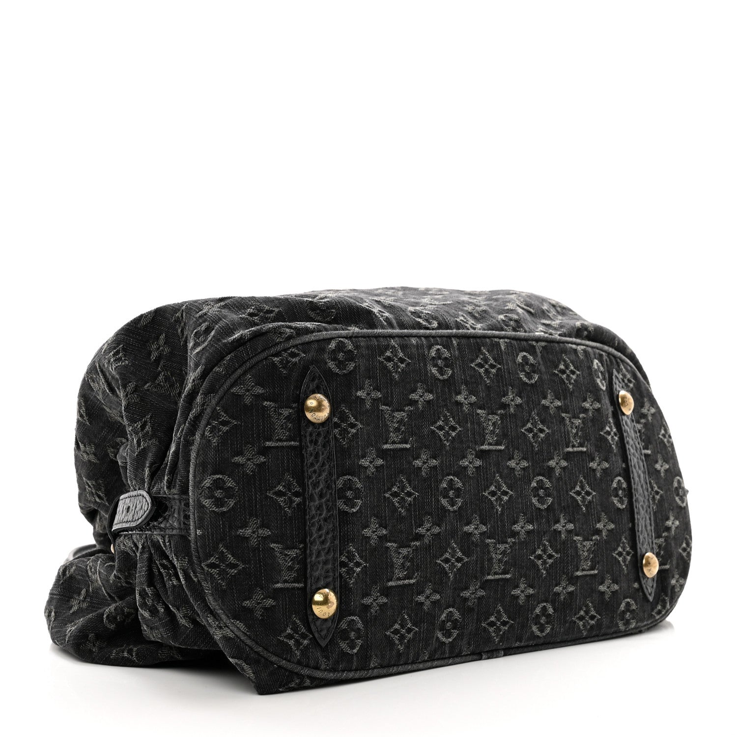 Louis Vuitton Denim Mahina XL Black 4 of 9