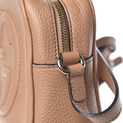Gucci Pebbled Calfskin Small Soho Disco Bag Camelia 10 of 14