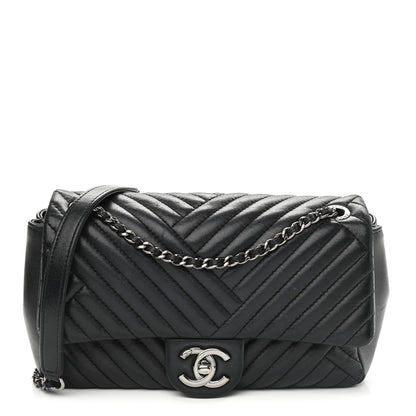 Chanel Lambskin Small CC Crossing Flap Black 1 of 8