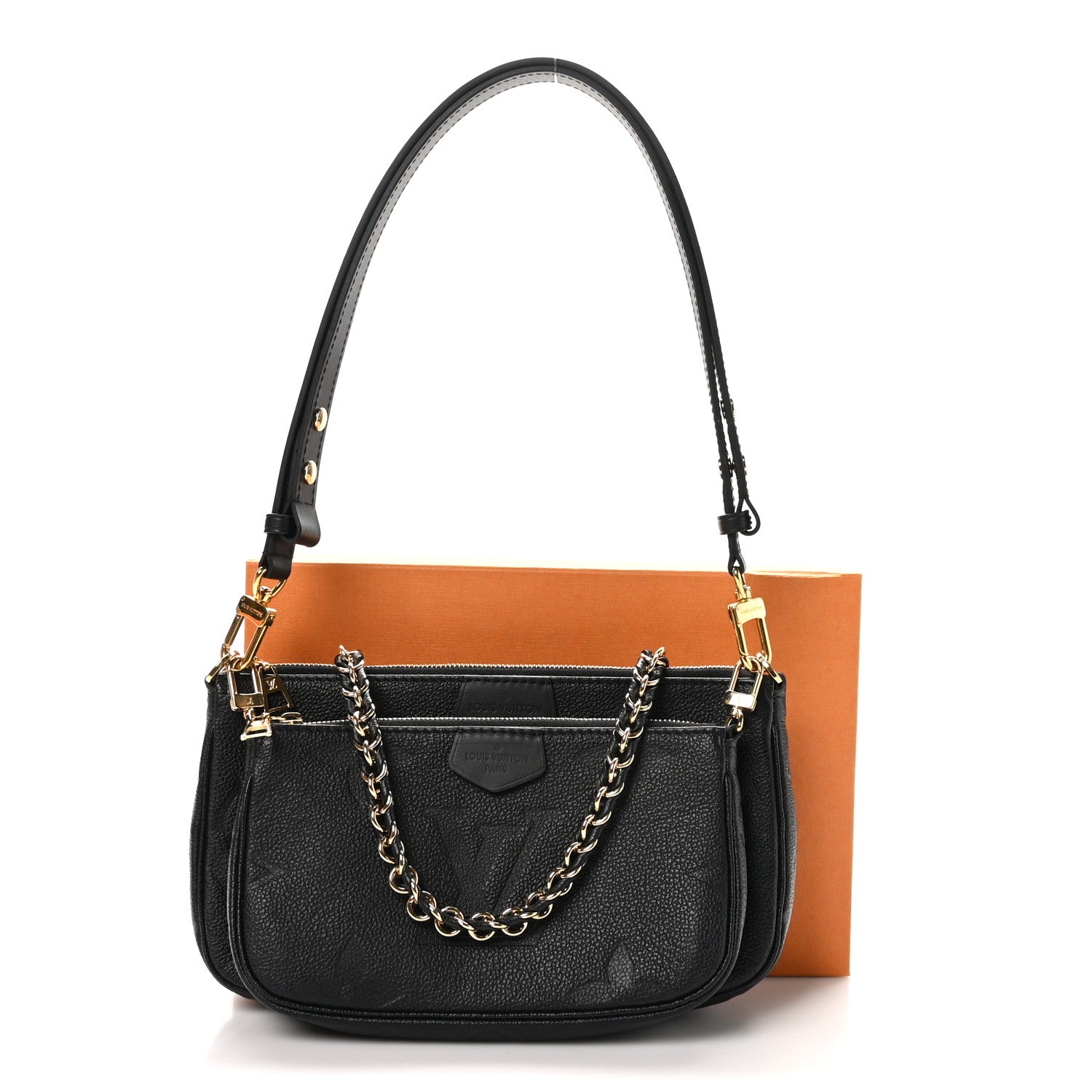 Louis Vuitton Empreinte Monogram Giant Multi Pochette Accessories Black 11 of 11