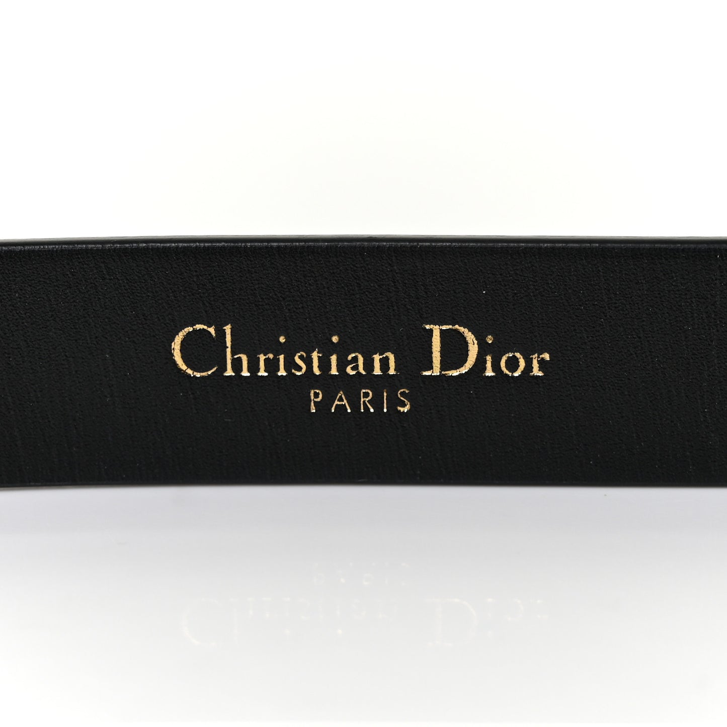 Calfskin Saddle Belt 70 Black