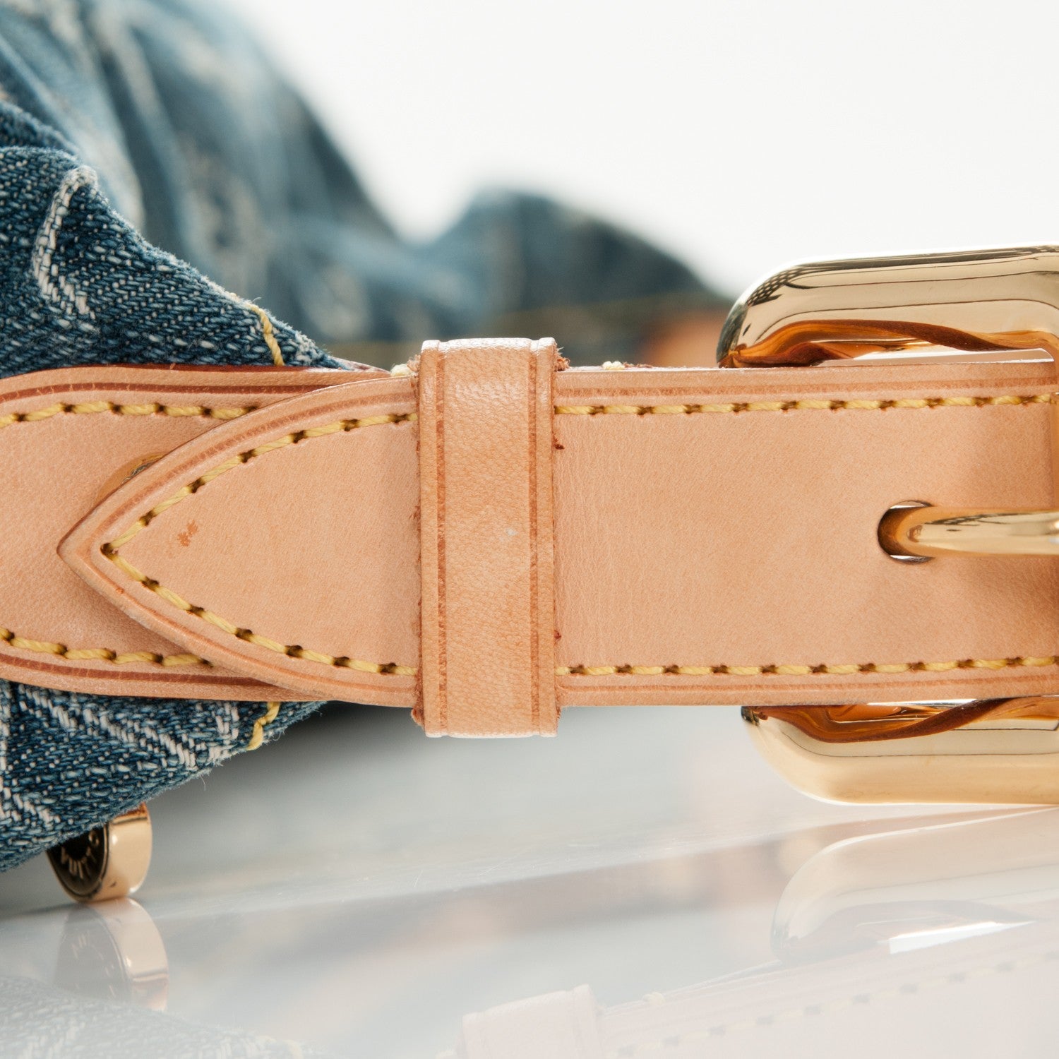 Louis Vuitton Monogram Denim Baggy PM Blue 7 of 10