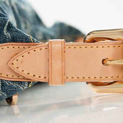 Louis Vuitton Monogram Denim Baggy PM Blue 7 of 10