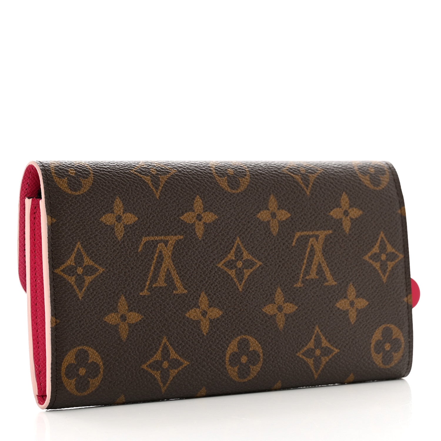 Louis Vuitton Monogram Bloom Flower Emilie Wallet Fuchsia 3 of 6