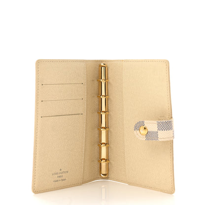 Louis Vuitton Damier Azur Small Ring Agenda Cover 5 of 10