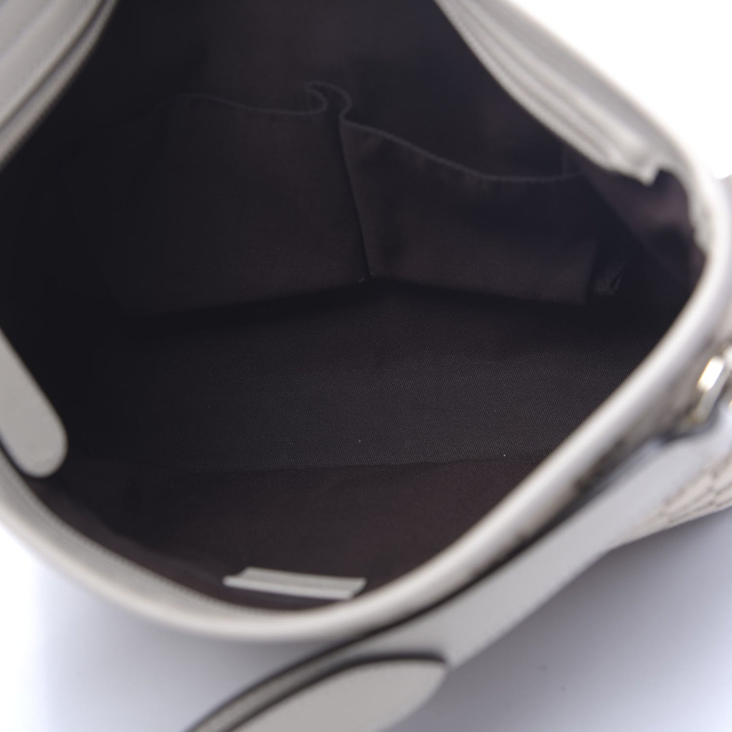 Monogram Medium Flat Messenger Bag Off White