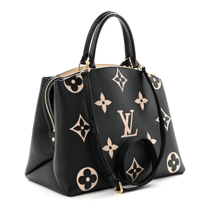 Louis Vuitton Empreinte Monogram Giant Petit Palais Black Beige 3 of 10