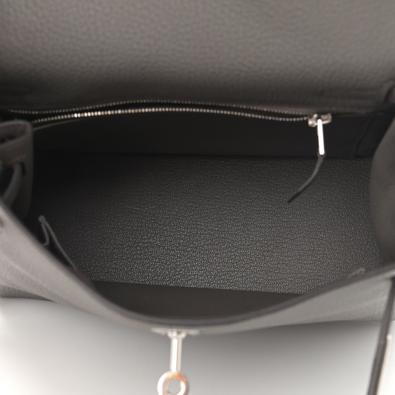 Hermes Togo Kelly Retourne 25 Etain 5 of 12
