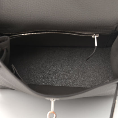 Hermes Togo Kelly Retourne 25 Etain 5 of 12