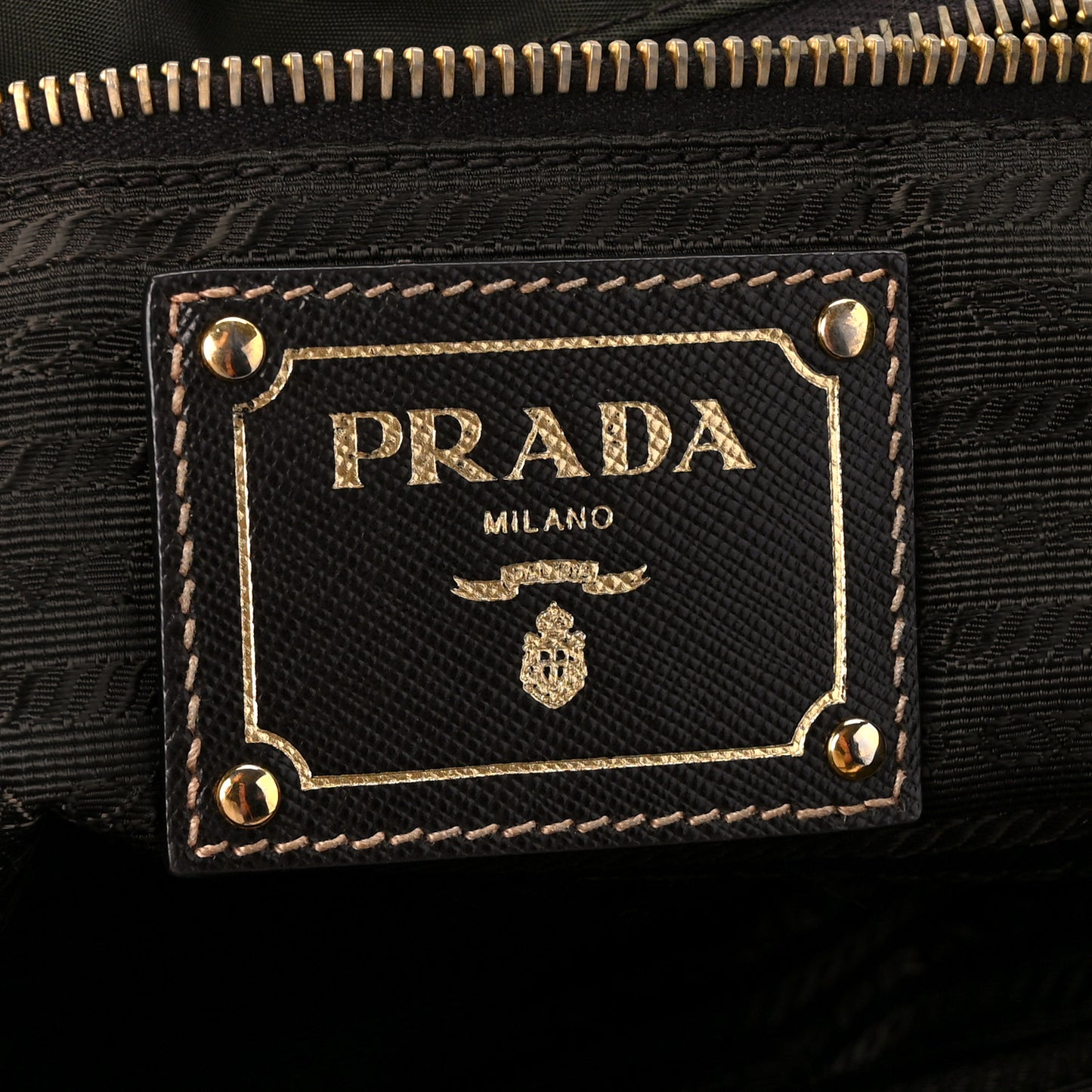 Nylon Jacquard Logo Tote Corda Militaire