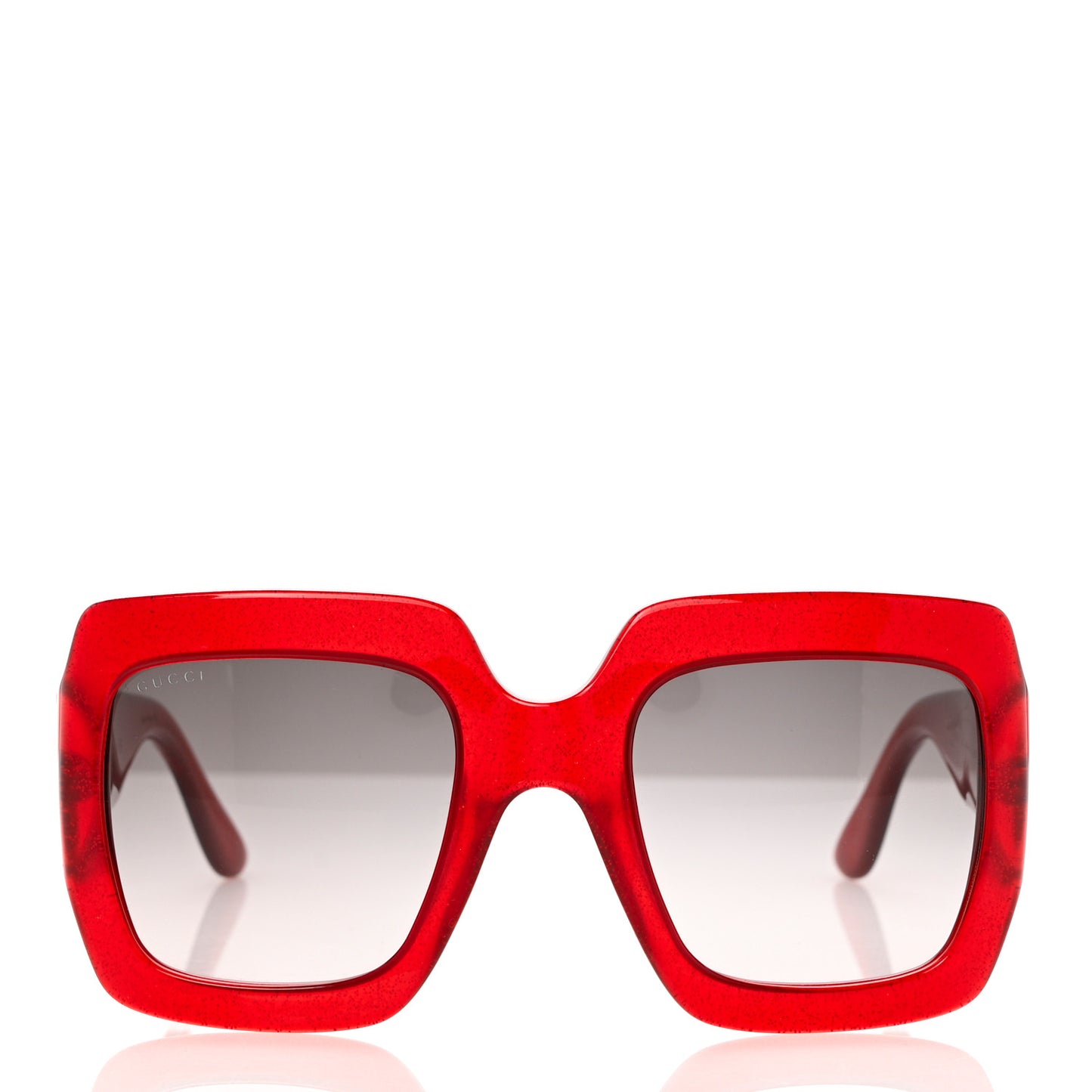 Square Web Frame GG0178S Sunglasses Red
