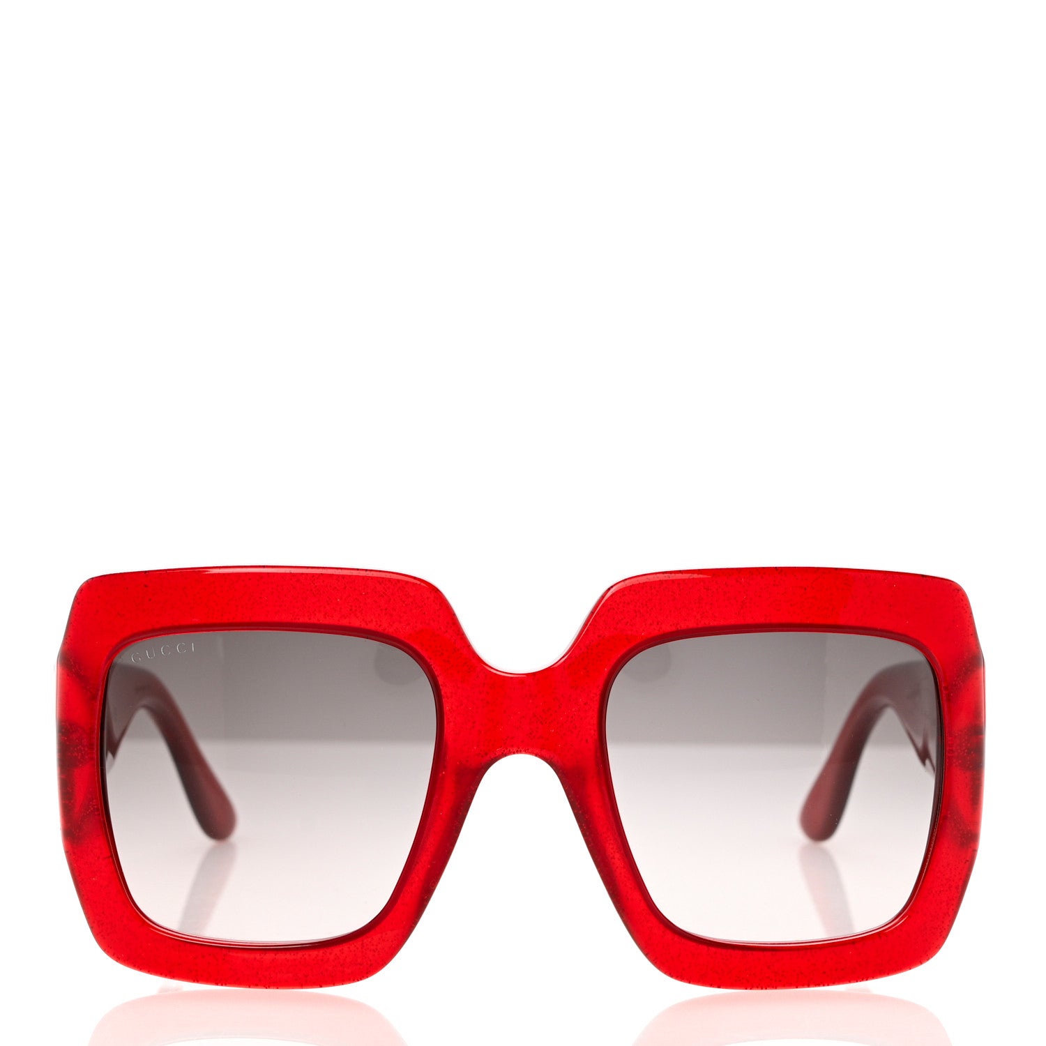 Gucci Square Web Frame GG0178S Sunglasses Red 2 of 6