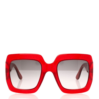 Gucci Square Web Frame GG0178S Sunglasses Red 2 of 6