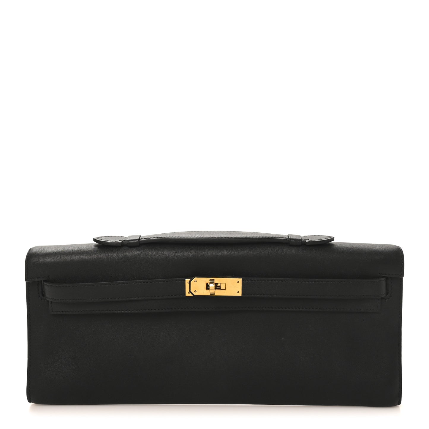Swift Kelly Cut Clutch Pochette Black