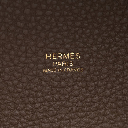 Hermes Taurillon Clemence Picotin Lock 18 PM Etoupe 6 of 11