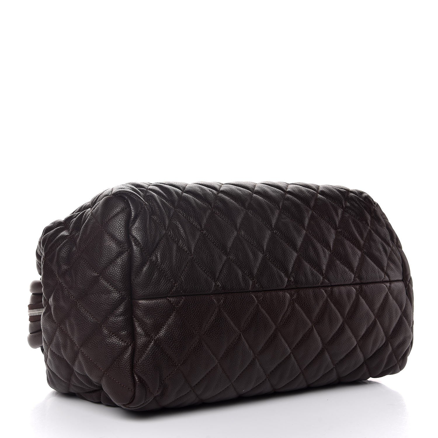 Chanel Caviar Coco Cocoon Bowler Chocolate 4 of 6
