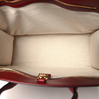 Gucci X DORAEMON Mini Vintage GG Supreme Monogram Large Tote Bag Beige Cherry Red 5 of 14