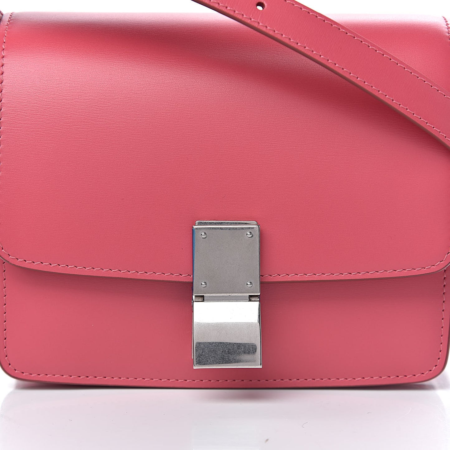 Box Calfskin Small Classic Box Flap Bag Bubble