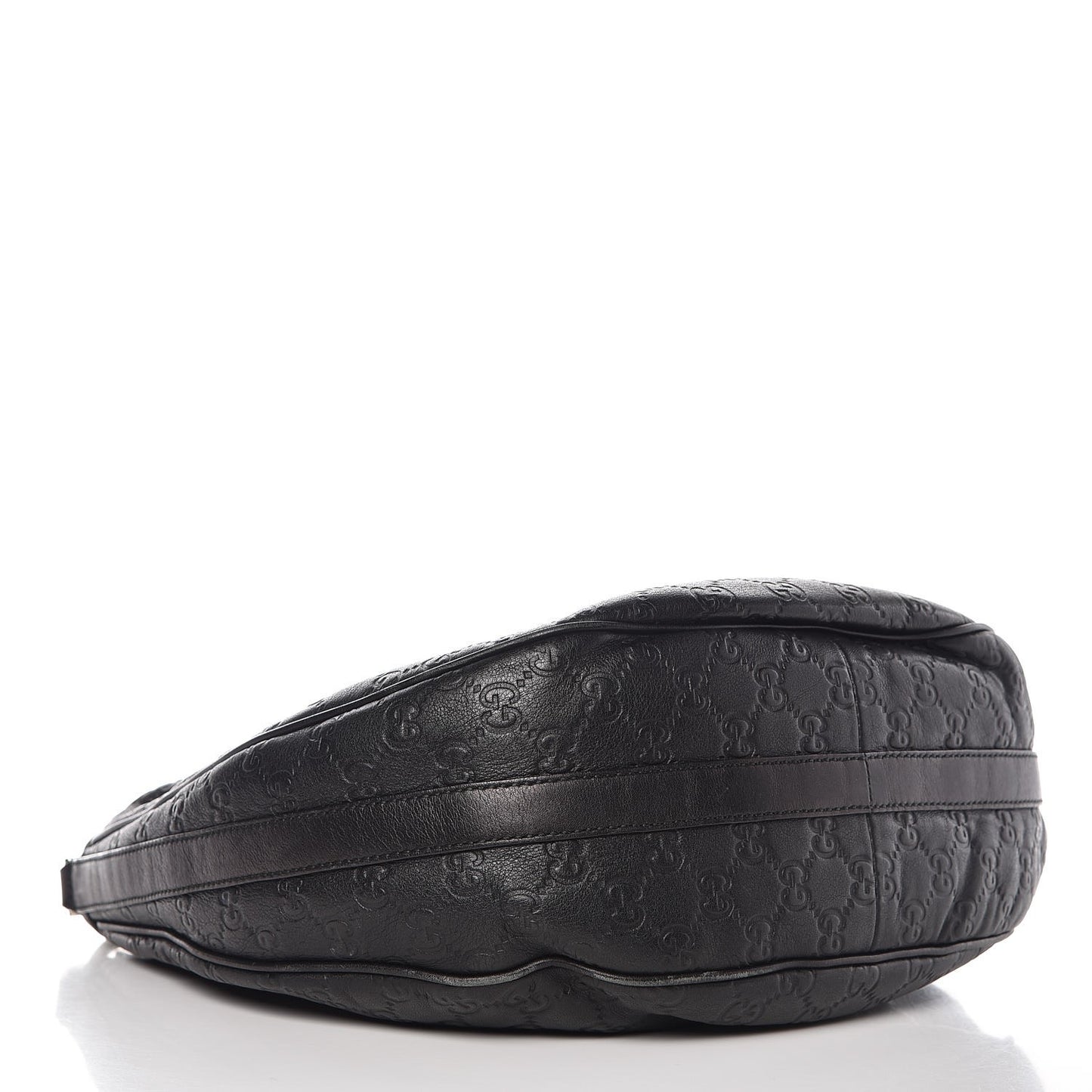 Guccissima Medium GG Twins Hobo Black